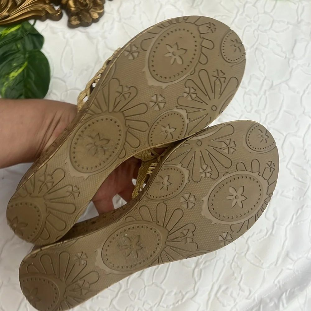 Vintage 90s Y2K Mudd Wedge Sandals